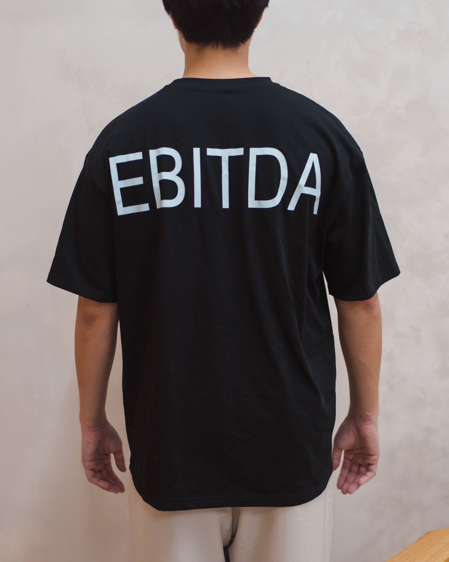 EBITDA Oversized Tee Black