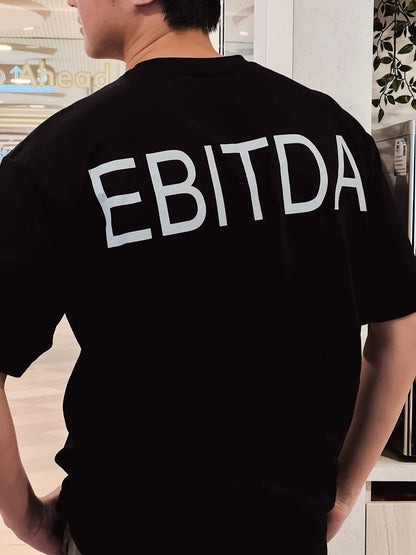 EBITDA Oversized Tee Black